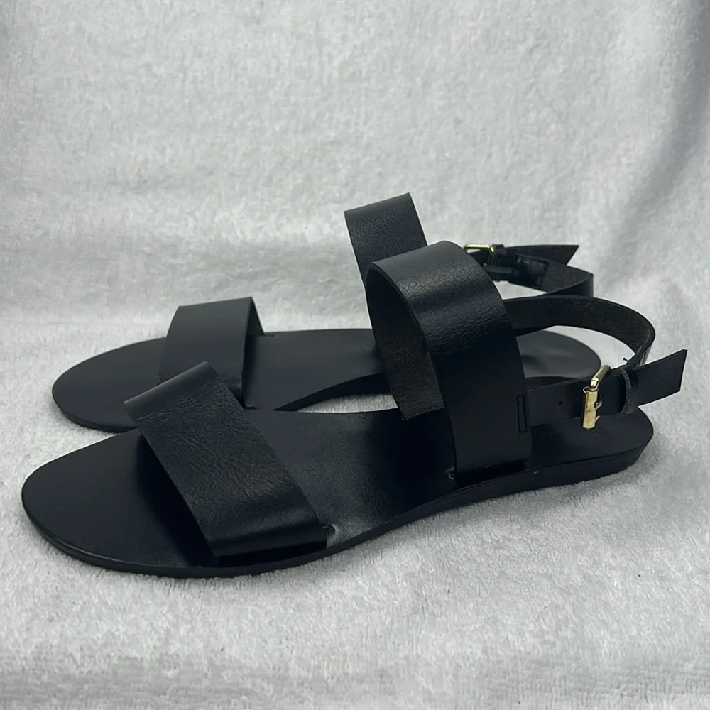 Old Navy ,Black Leather Women's Sandals - Picture 2 of 4